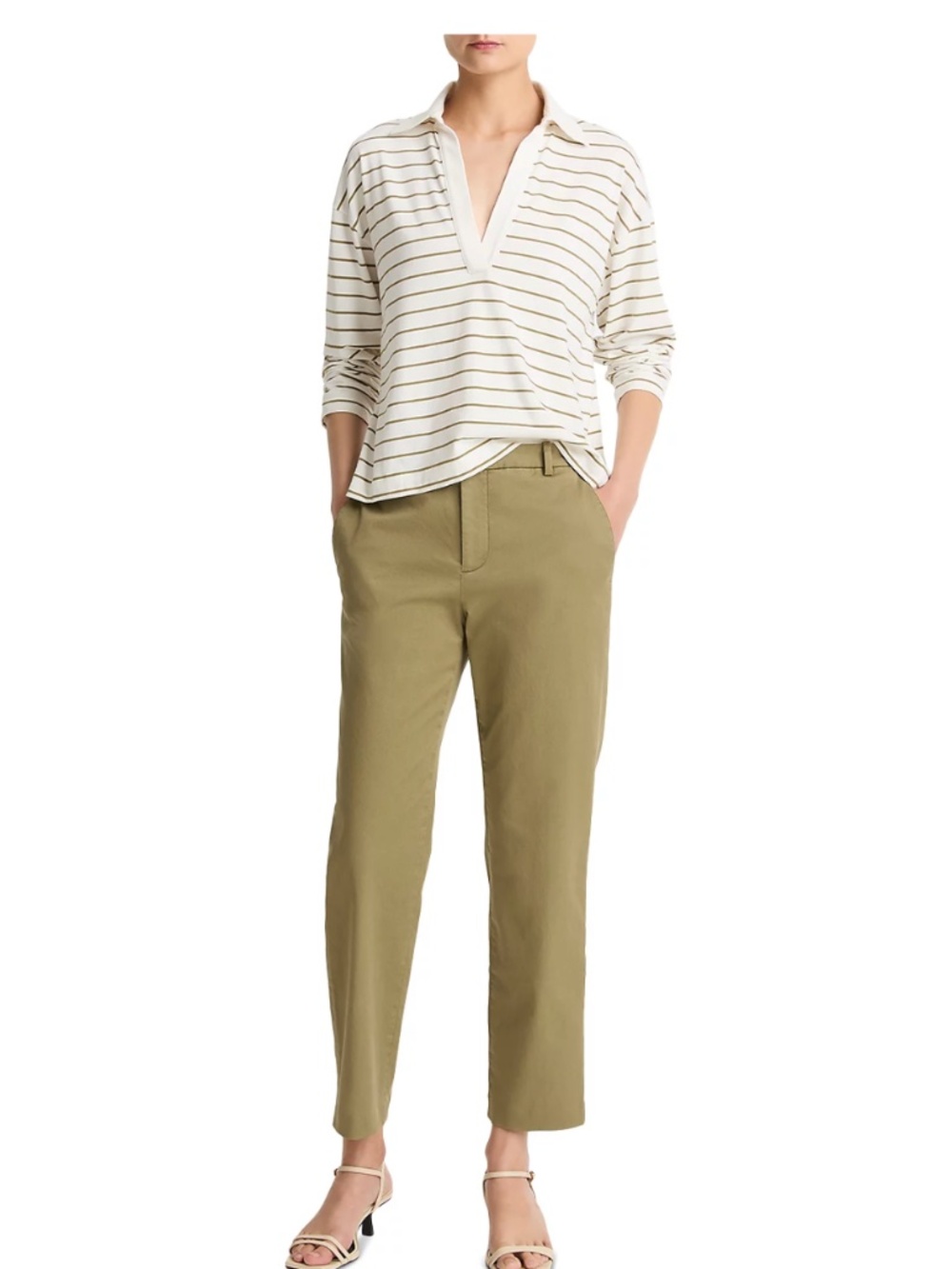 Theory Capri Pants - Size 12 - Tan